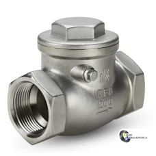 Зворотній клапан нерж. AISI-304 поворотний Ду15 Ру16