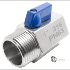 Кран кульовий Mini ВЗ 3/8'' Ру16 Кран кульовий Mini ВЗ 3/8'' Ру16
