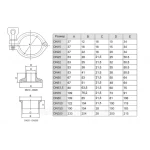 З'єднання приварне Clamp AISI-304 Ду15 З'єднання приварне Clamp AISI-304 Ду15