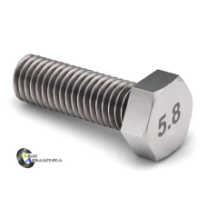 Болт ст. оц. DIN-933 з ПР 5.8 М8x45 Болт ст. оц. DIN-933 з ПР 5.8 М8x45