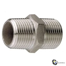 Ніпель нерж. AISI-304 ЗЗ Ду15 G1/2"