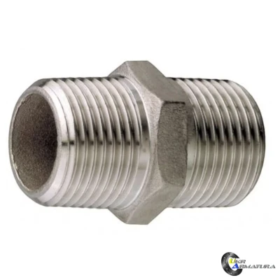Ніпель нерж. AISI-304 ЗЗ Ду50 G2 Ніпель нерж. AISI-304 ЗЗ Ду50 G2