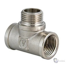 Трійник латунний нікельований ВЗВ Ду15 G1/2" Трійник латунний нікельований ВЗВ Ду15 G1/2"