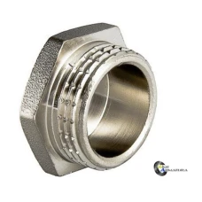 Заглушка латунна нікельована ЗР Ду15 G1/2" Заглушка латунна нікельована ЗР Ду15 G1/2"
