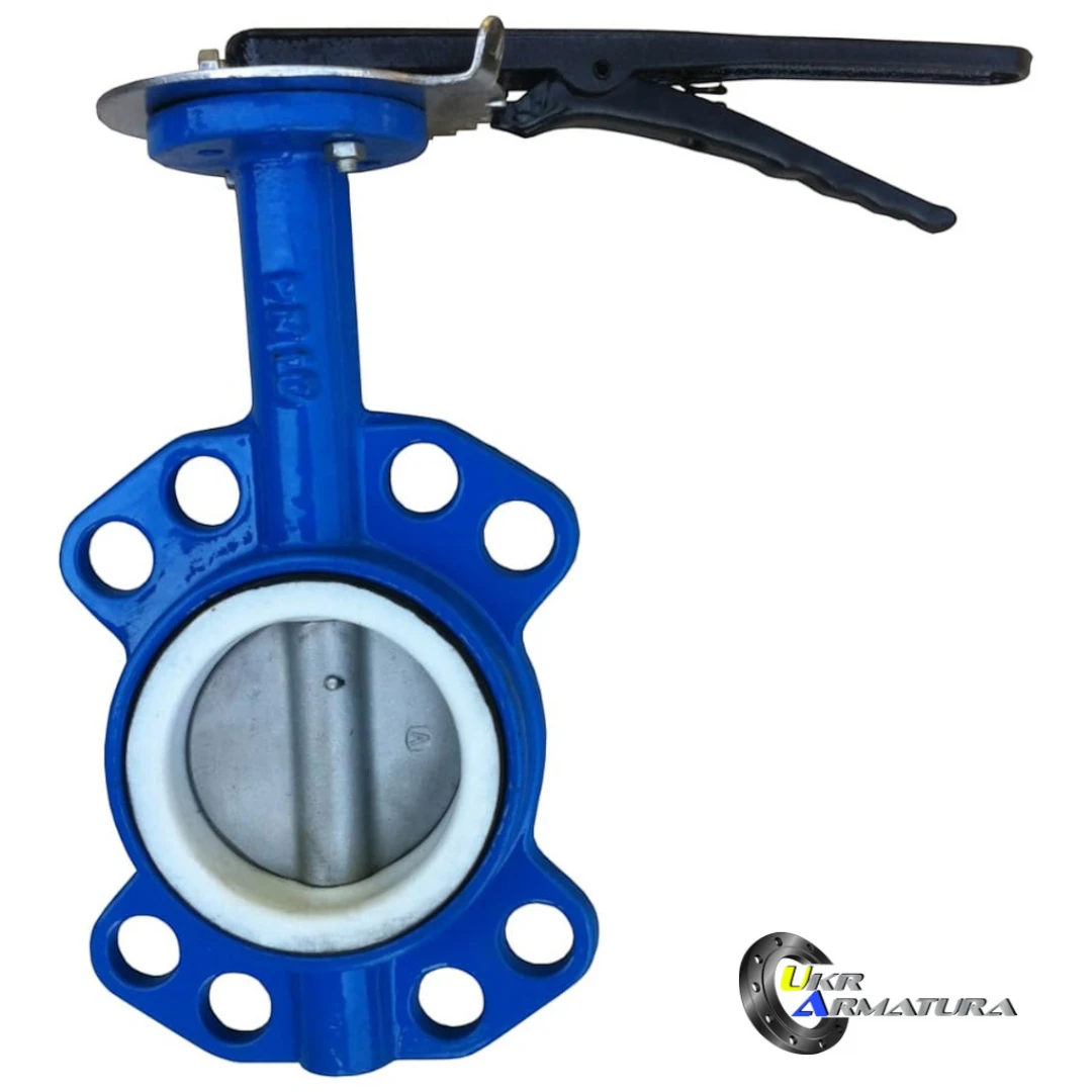 Затвор Баттерфляй с уплотнением PTFE и диском AISI-316